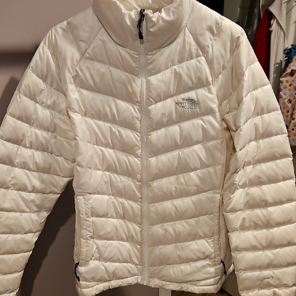 The North Face Snowy White Quilted Jacket